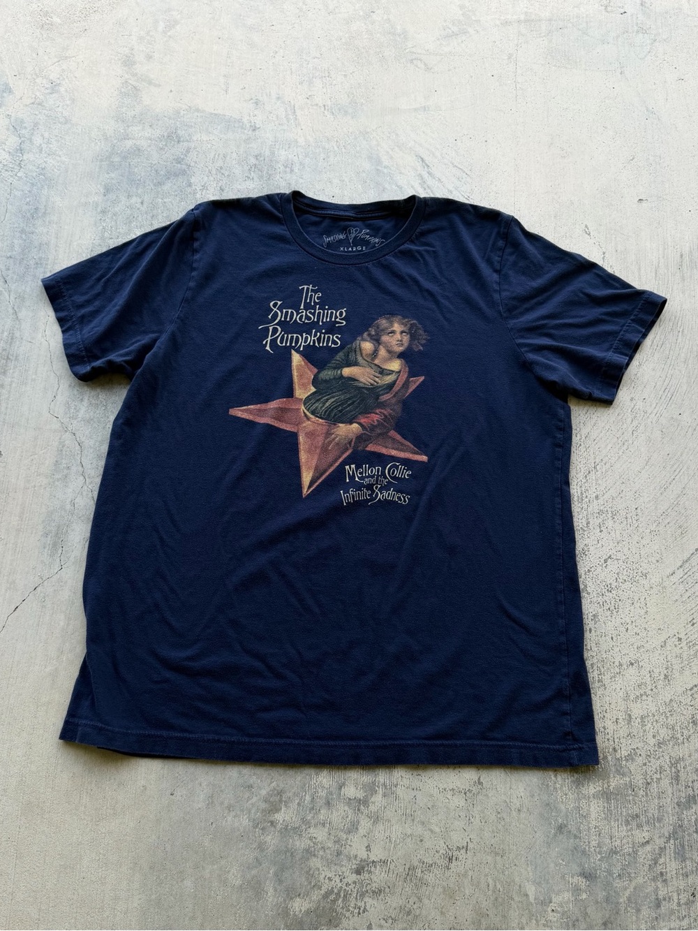 The Smashing Pumpkins Navy Graphic Short Sleeve Tee